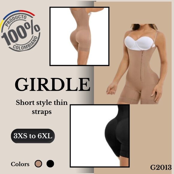 Colombian Girdles Short style thin straps